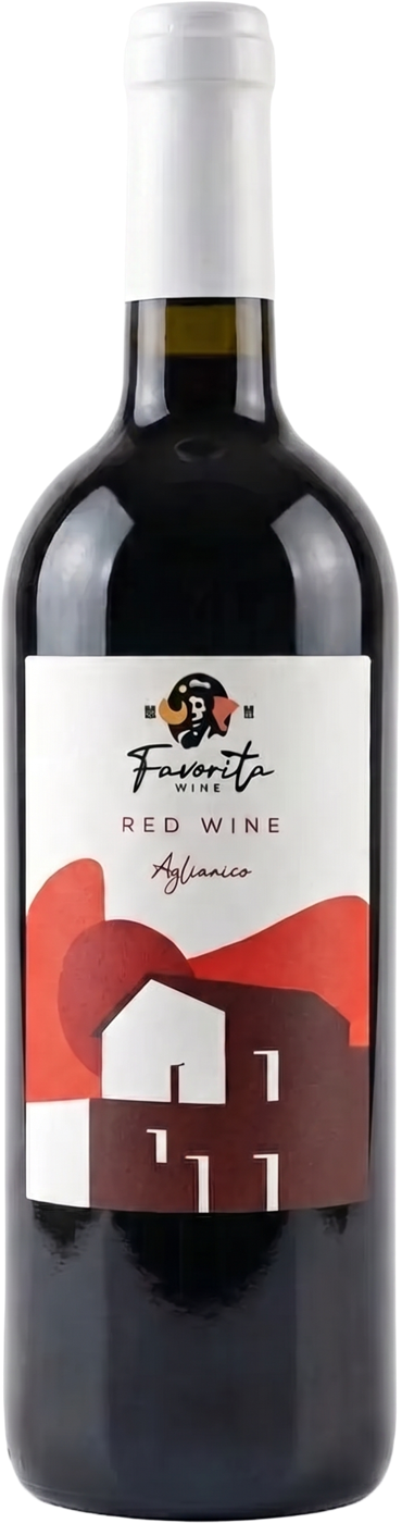 Bottle of Favorita Aglianico